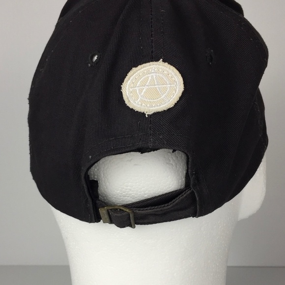 Sons of Anarchy Ballcap Black One Size Adjustable Clip Strap Hat - Picture 4 of 10